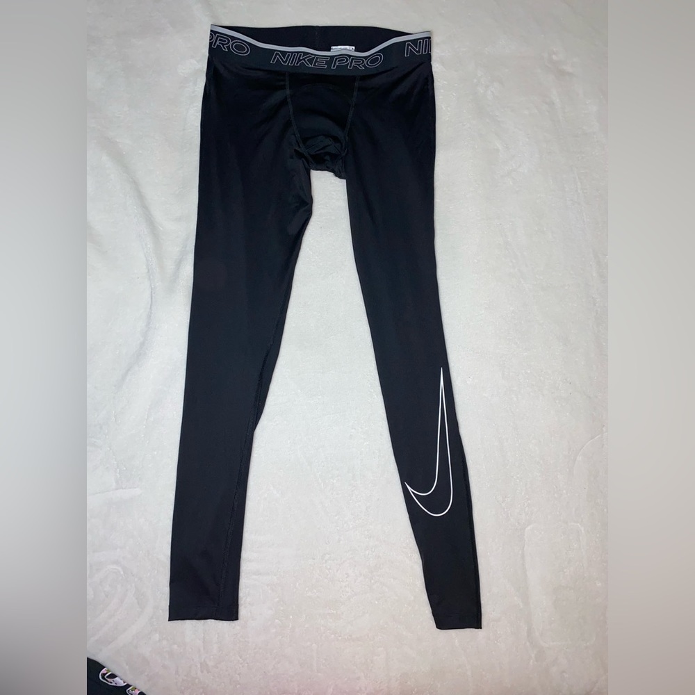 Nike Men’s Pro Dri-Fit Long Tight Fit Black Size Medium